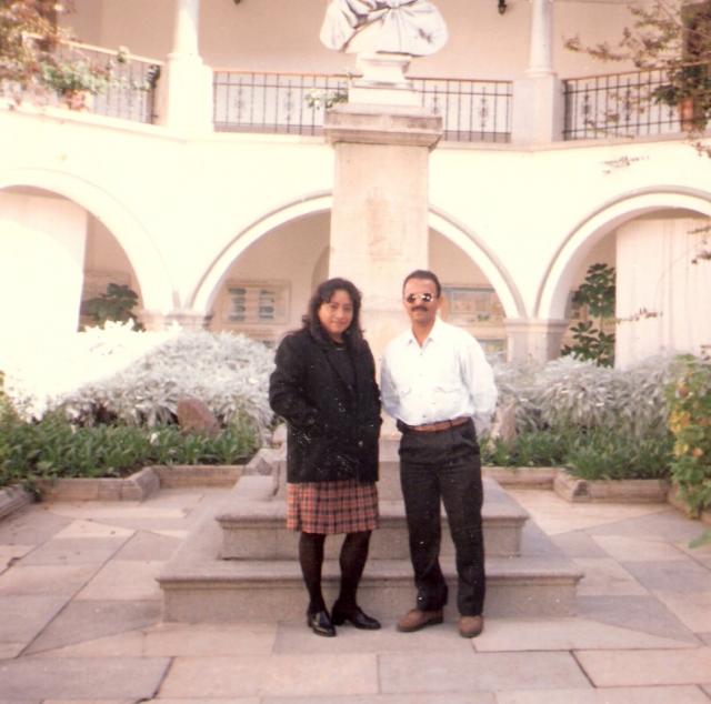 Con Enrique Plata