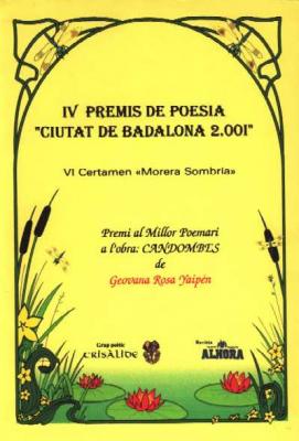galardón Morera Sombría galardón Morera Sombría